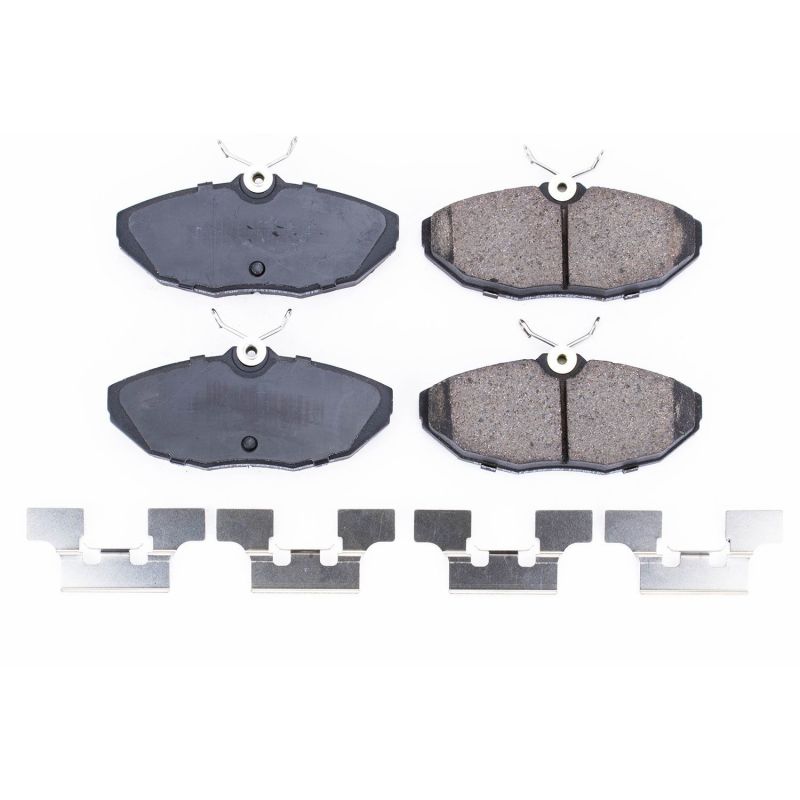 PSB Z17 Evolution Brake Pads - Power Stop 2005 Jaguar Vanden Plas Rear Z17 Evolution Ceramic Brake Pads w/Hardware