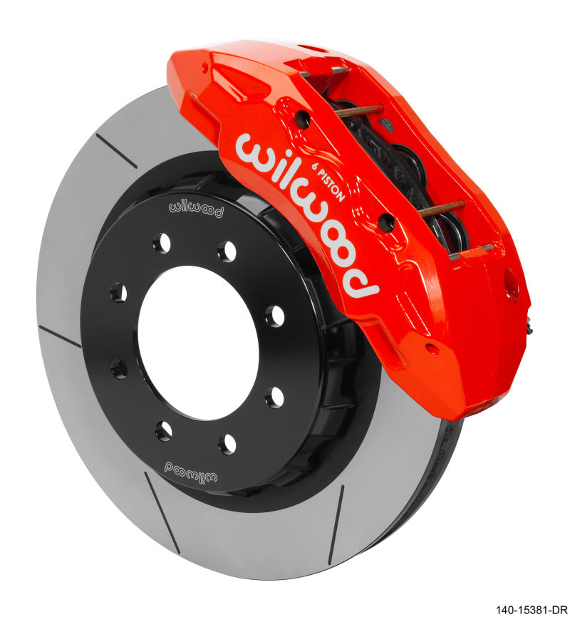WIL TX6R Brake Kit - Wilwood TX6R Front Kit 16.00in Red w/Lines 2014+ Ram 2500/3500 2WD/4WD