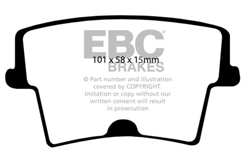 EBC Bluestuff Brake Pad Sets - EBC 05-10 Chrysler 300C 5.7 Bluestuff Rear Brake Pads