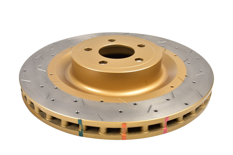 DBA 4000 Slot&Drill Rotors - DBA 15-22 Ford Mustang GT (w/Perf Package 380mm Frt Rotor) Front 4000 Series Drilled & Slotted Rotor