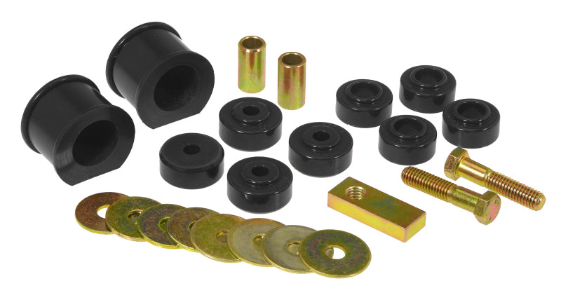 PRO Sway/End Link Bush - Blk - Prothane 76-89 Chrysler Front Sway Bar Bushings - 1 1/8in - Black