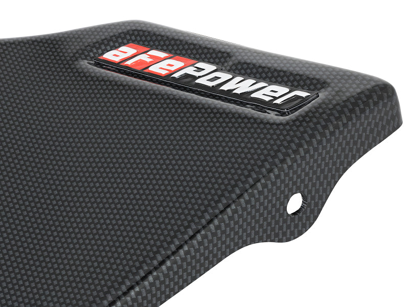 AFE Air Intake Components - aFe MagnumFORCE Stage-2 Intake System Carbon Fiber Cover 15-17 MINI Cooper S (F55/F56) L4-2.0L (t)