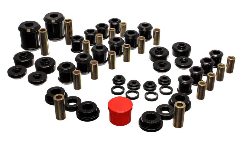 ES Hyper-Flex Sets - Black - Energy Suspension 95-99 Mitsubishi Eclipse FWD/AWD Black Hyper-flex Master Bushing Set