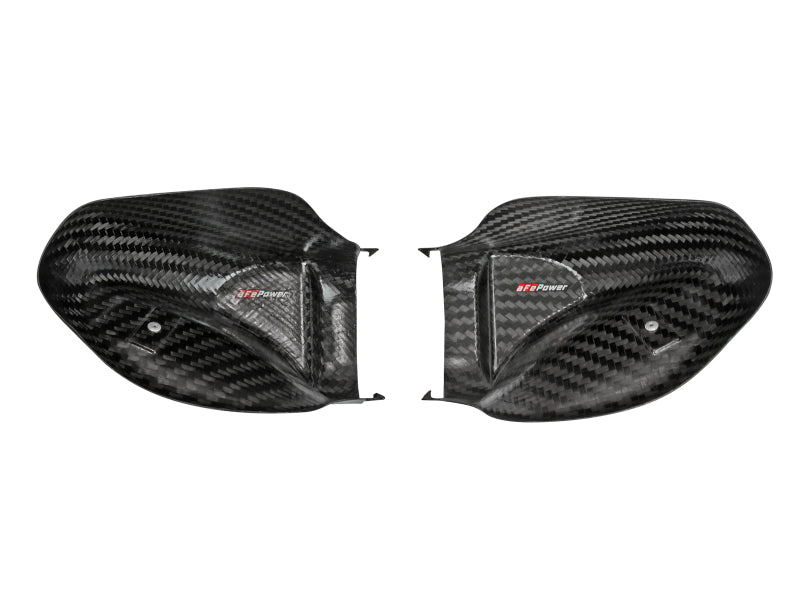 AFE Air Scoops - aFe Momentum Black Series Carbon Fiber Dynamic Air Scoop - BMW M5 (F90) 18-19