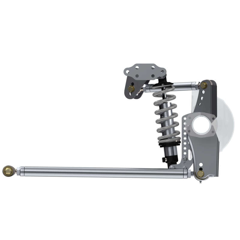 QAP Susp. Conversion System - QA1 HD Pro Rear Triangulated 4-Link Kit - Front Mount Single Adj Coilovers