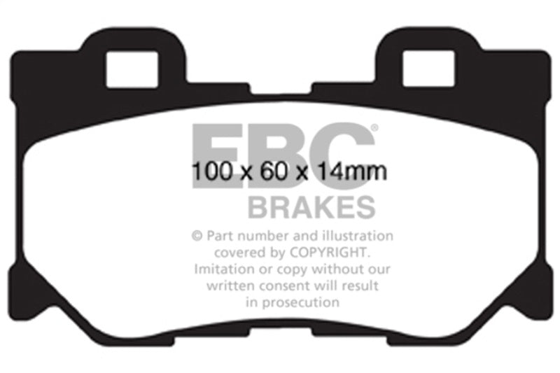 EBC Greenstuff Brake Pad Sets - EBC 08-13 Infiniti FX50 5.0 Greenstuff Rear Brake Pads