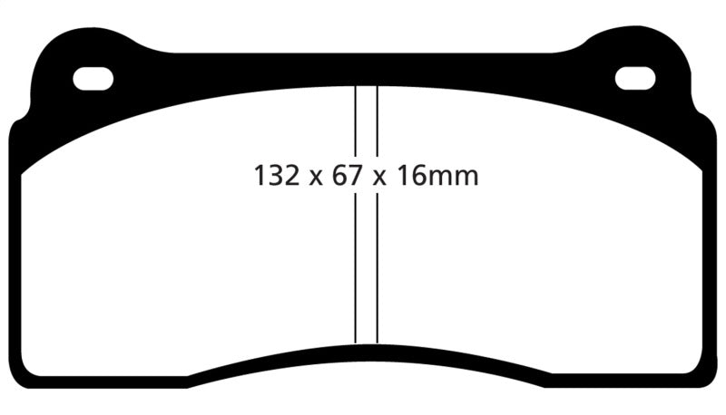 EBC Orangestuff Brake Pad Sets - EBC 99-03 Aston Martin DB7 5.9 Orangestuff Front Brake Pads