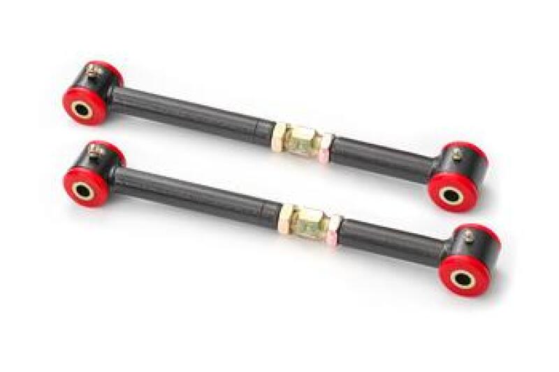 BMR Toe Rods - BMR 08-14 Cadillac CTS-V Rear Adjustable Toe Rod w/ Poly Bushings - Black