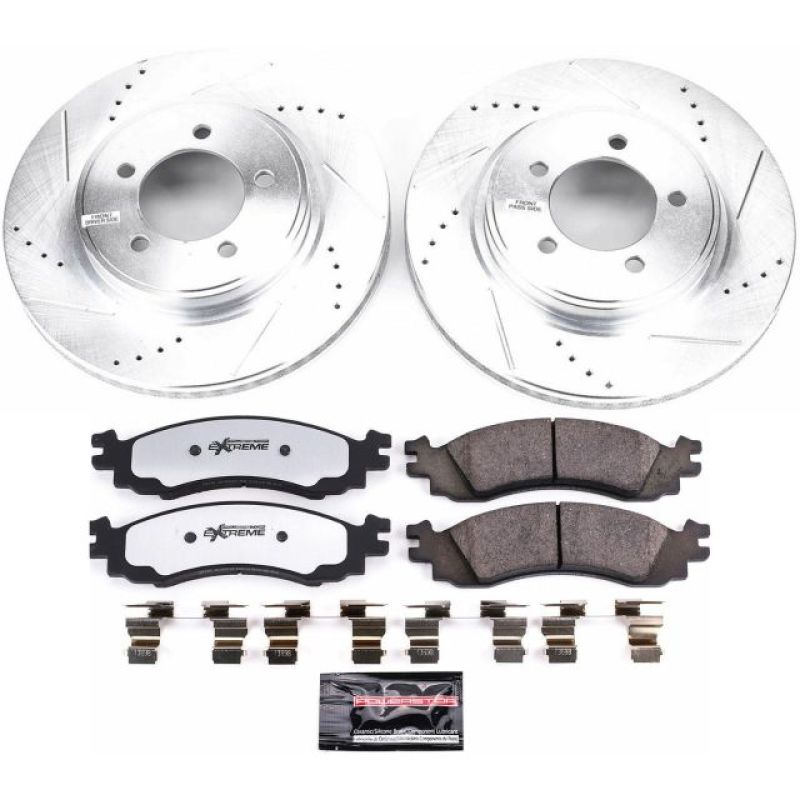 PSB Z36 Truck & Tow Kit - Power Stop 06-10 Ford Explorer Front Z36 Truck & Tow Brake Kit