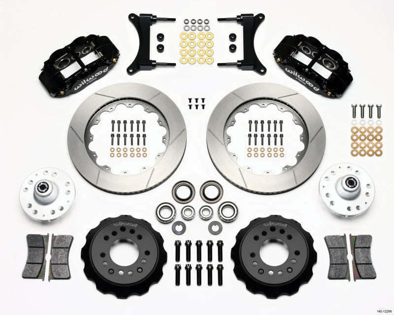 WIL Superlite Brake Kit - Wilwood Narrow Superlite 6R Front Hub Kit 14.00in 79-87 GM G Body