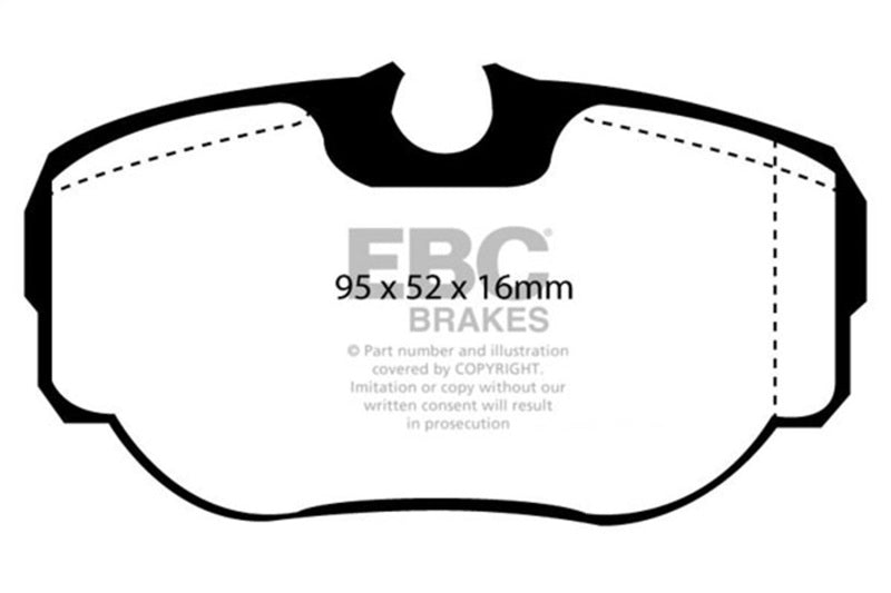 EBC Greenstuff Brake Pad Sets - EBC 99-03 Land Rover Discovery (Series 2) 4.0 Greenstuff Rear Brake Pads
