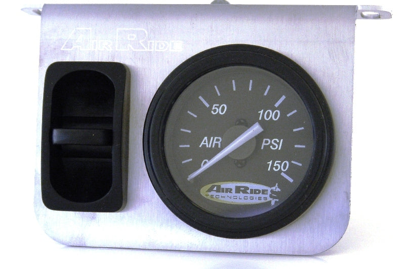 RID Control Panels - Ridetech Single Analog Control Panel w/ Electrical Pneumatic Switch