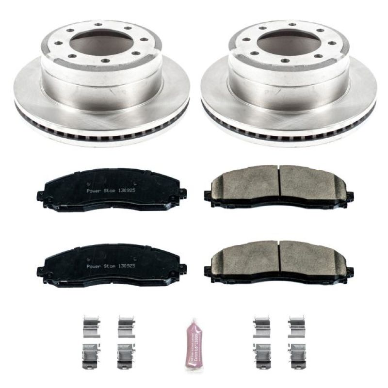 PSB Autospecialty Rotor - Power Stop 13-22 Ford F-350 Super Duty Rear Autospecialty Brake Kit