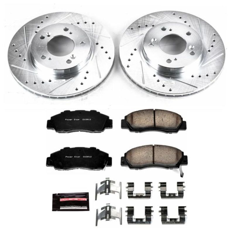 PSB Z23 Evolution Kit - Power Stop 97-01 Acura Integra Front Z23 Evolution Sport Brake Kit