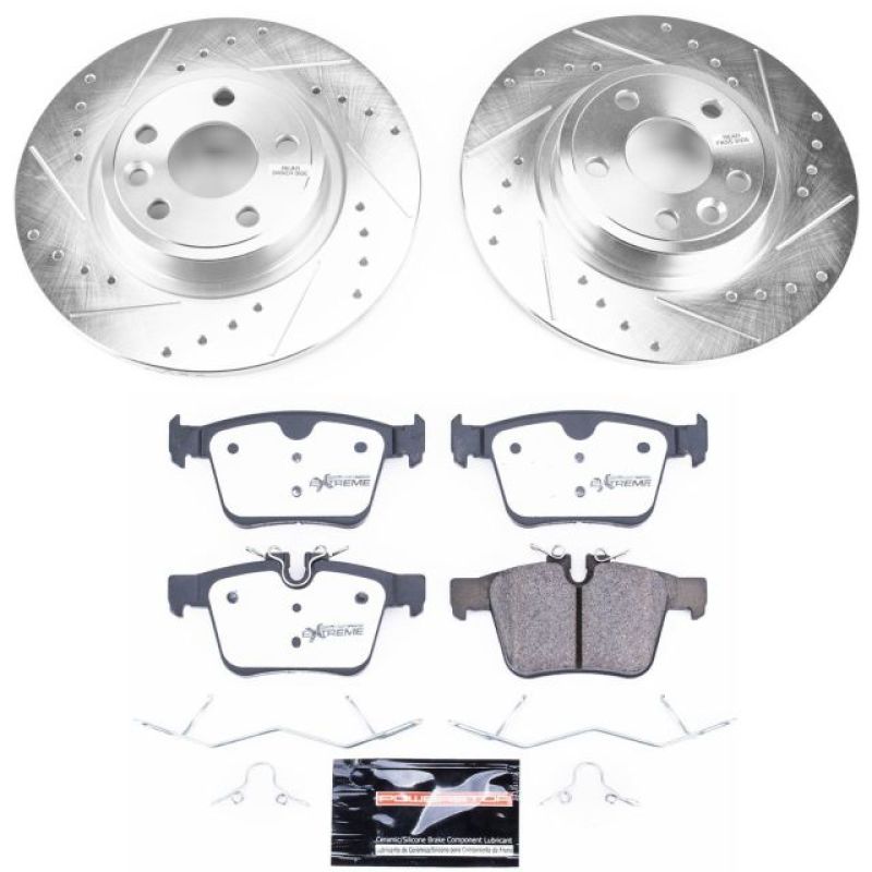 PSB Z36 Truck & Tow Kit - Power Stop 2018 Jaguar E-Pace Rear Z36 Truck & Tow Brake Kit
