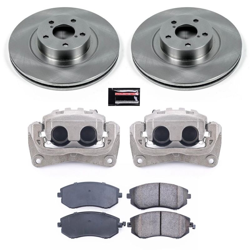 PSB Autospecialty Kit w/Cals - Power Stop 04-06 Subaru Baja Front Autospecialty Brake Kit w/Calipers