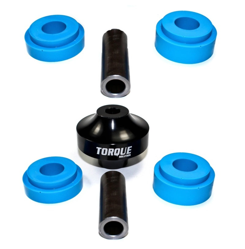TQS Diff Bushings - Torque Solution Solid Differential Bushing w/ Urethane Inserts: Mitsubishi Evolution X MR & GSR 08+