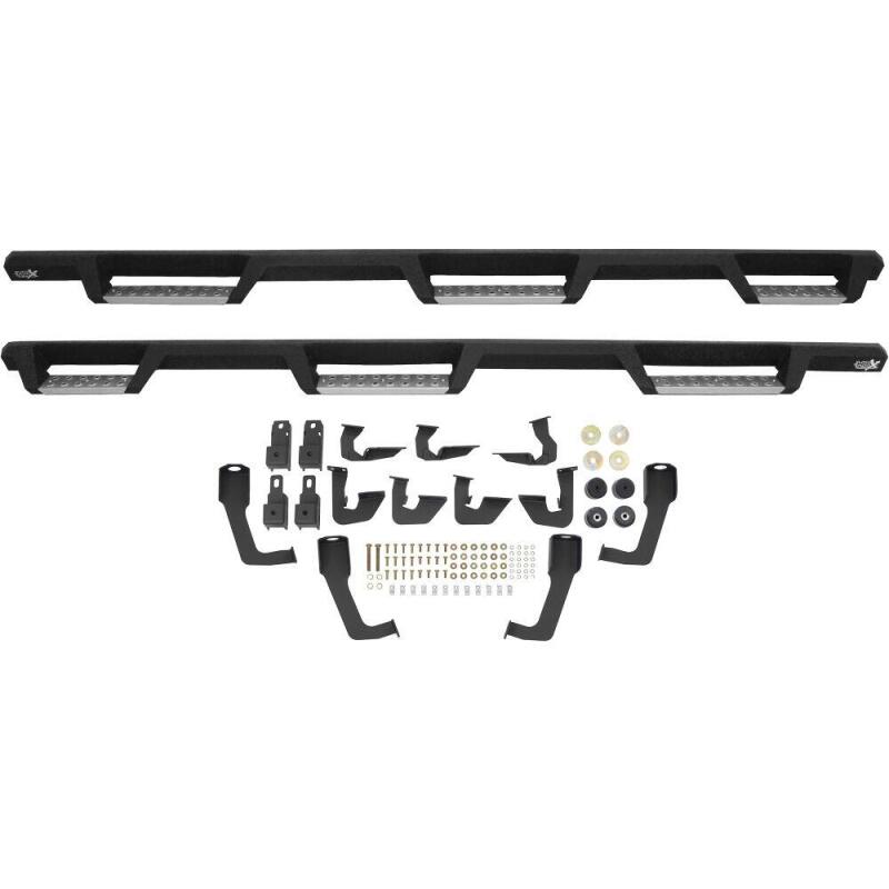 WES Nerf Bars - HDX Drop - Westin/HDX 07-18 Chevrolet Silverado 2500 6.5ft Drop Wheel to Wheel Nerf Step Bars - Textured Black