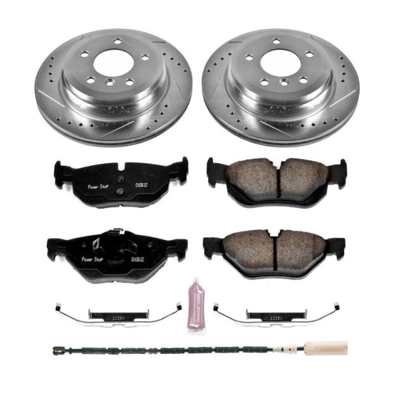 PSB Z23 Evolution Kit - Power Stop 13-15 BMW X1 Rear Z23 Evolution Sport Brake Kit