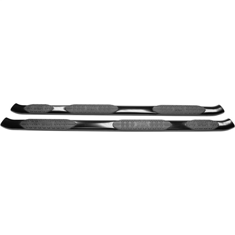 WES Nerf Bars - PRO TRAXX 5 - Westin 2007-2018 Toyota Tundra D-Cab (6.5 ft Bed) PRO TRAXX 5 WTW Oval Nerf Step Bars - Black