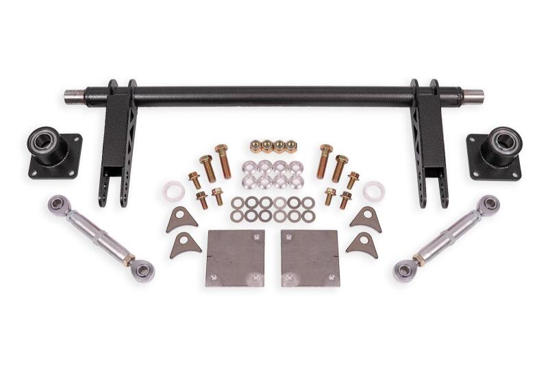 BMR Sway Bar Kits - BMR 79-04 Ford Mustang 1.375in Rear Weld-on Anti-roll Bar Kit Hollow - Black Hammertone