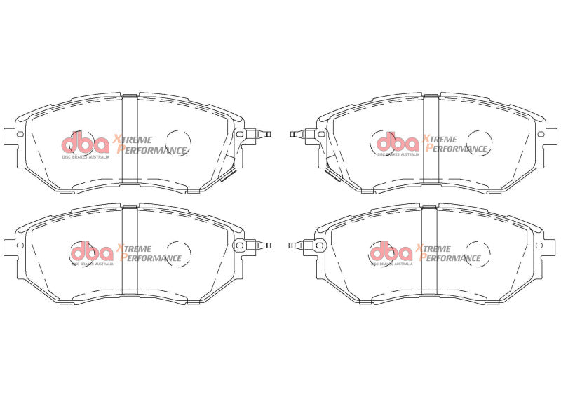 DBA XP650 Brake Pads - DBA 05-08 Subaru Legacy XP650 Front Brake Pads