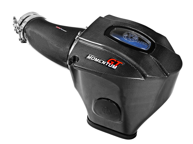 AFE Black Series Carbon Fiber Cold Air Intakes - aFe Momentum Black Series Carbon Fiber Pro 5R Air Intake System 11-19 Dodge Charger SRT8 6.4L