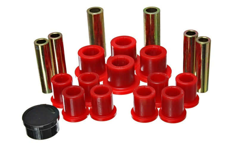 ES Spring/Shackle Bush - Red - Energy Suspension F150 2/4Wd Rear Leaf Spring St - Red