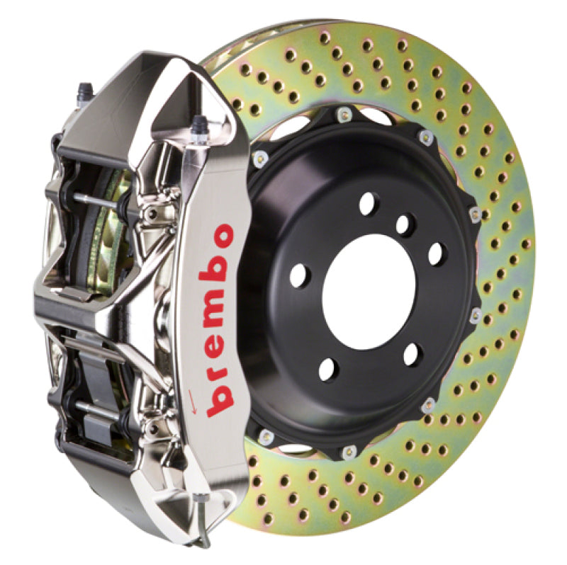 BRB Big Brake Kits - Brembo 12-16 FR-S Front GTR BBK 6 Piston Billet 355x32 2pc Rotor Drilled- Nickel