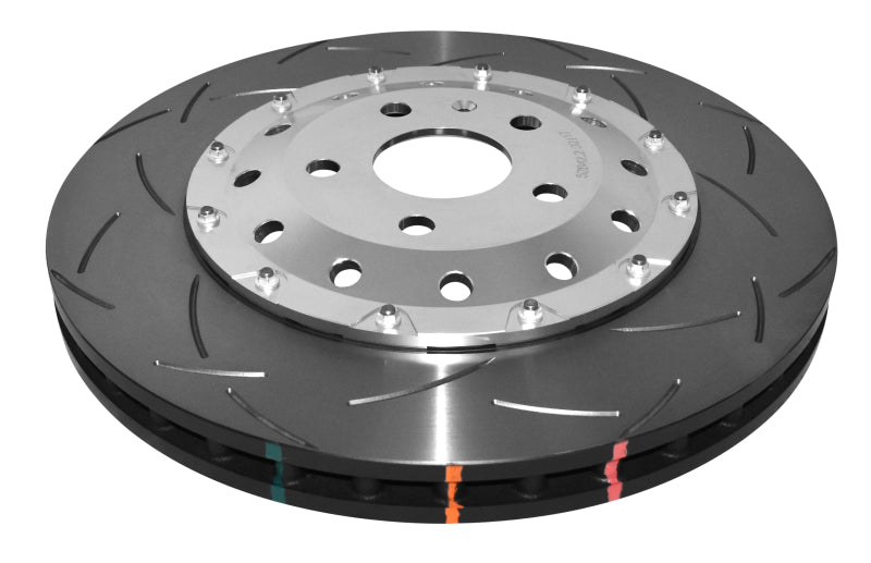 DBA 5000 Series Slotted Rings - DBA 2016 Audi RS5 (w/Wavy Iron Rotors) Convertible Rear 5000 Series Slotted Rotor w/Silver Hat