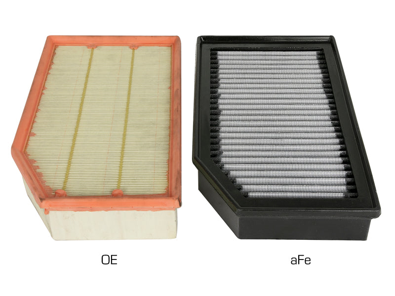 AFE Direct Fit Pro DRY S Air Filter - aFe Magnum FLOW Pro DRY S OE Replacement Filter 2018+ Jeep Wrangler (JL) V6 3.6L