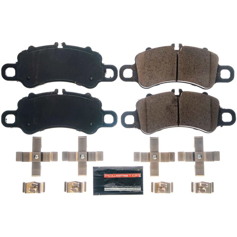 PSB Z23 Evolution Brake Pads - Power Stop 17-18 Porsche 718 Boxster Front Z23 Evolution Sport Brake Pads w/Hardware