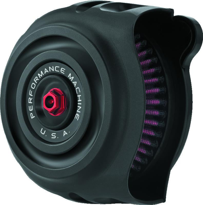 PFM Air Cleaners - Performance Machine Vintage Air Cleaner - Black Ops