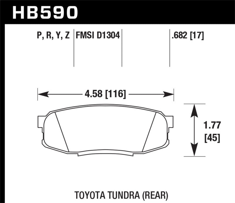 HAWK LTS Brake Pads - Hawk LTS Street Brake Pads