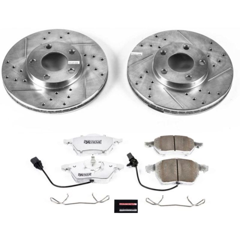 PSB Z26 Street Warrior Kit - Power Stop 1998 Volkswagen Passat Front Z26 Street Warrior Brake Kit