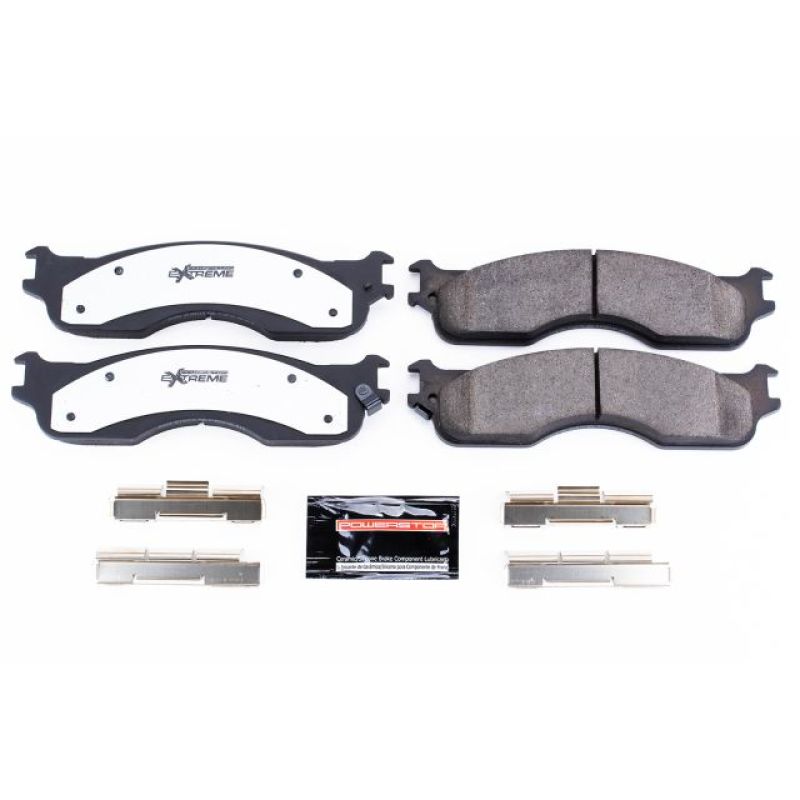PSB Z36 Truck & Tow Brake Pads - Power Stop 2004 Dodge Ram 1500 Front Z36 Truck & Tow Brake Pads w/Hardware