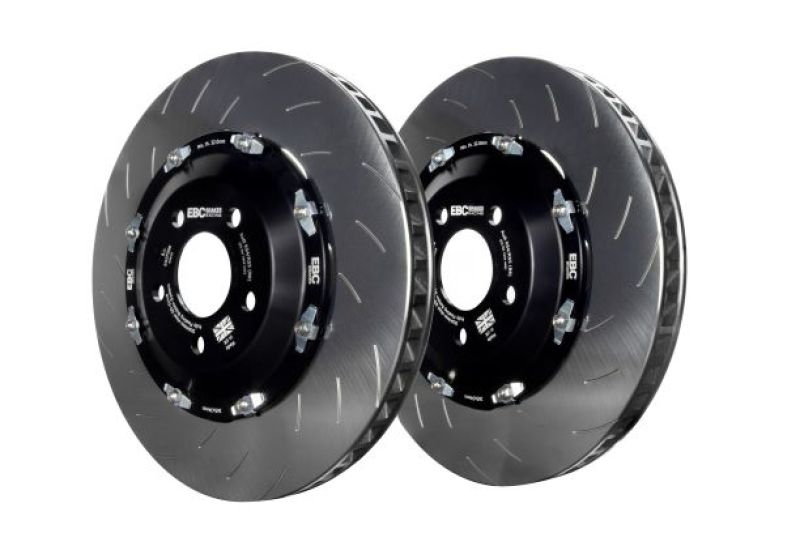 EBC 2 Piece Disc Rings - EBC Racing 12-16 Audi RS4 (B8) Front Floating SD-Rotor Replacement Disc Rings (Pair)