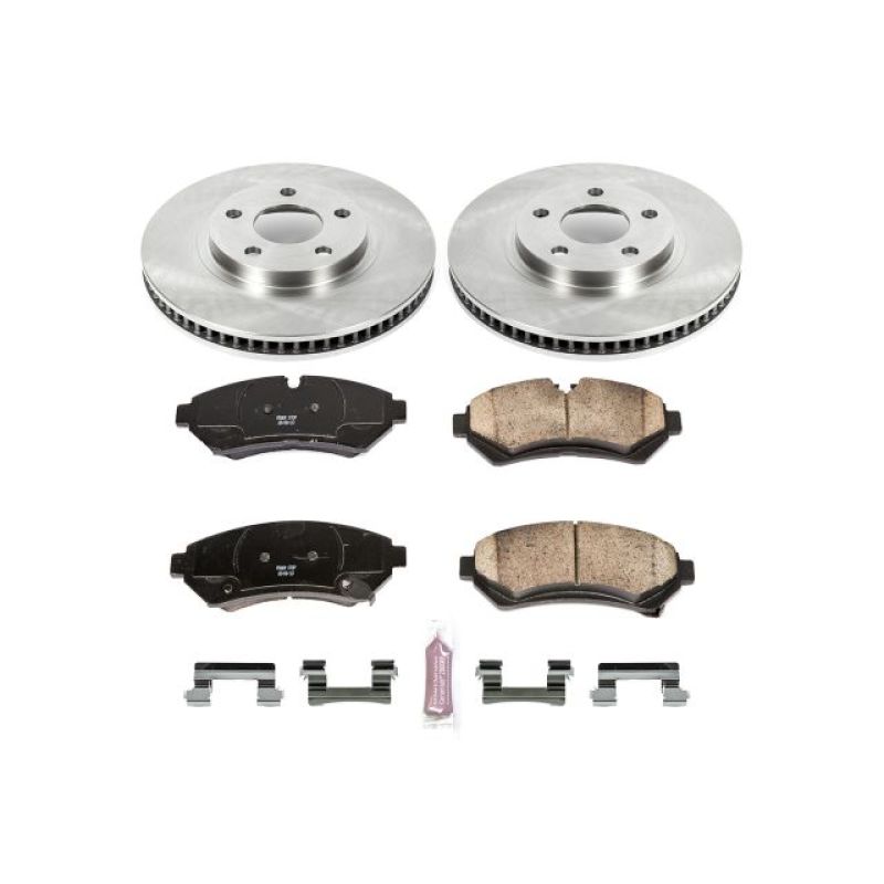 PSB Autospecialty Kit - Power Stop 98-02 Cadillac Seville Front Autospecialty Brake Kit