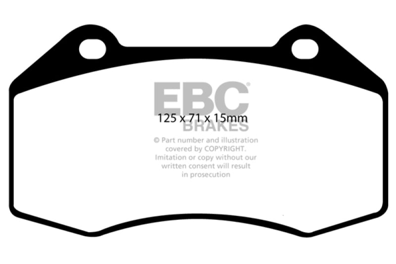 EBC Ultimax2 Brake Pad Sets - EBC 07-08 Chevrolet Cobalt 2.0 Supercharged (SS) Ultimax2 Front Brake Pads