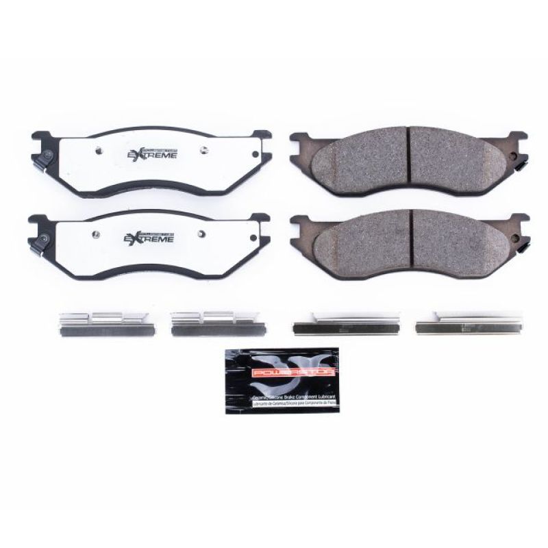 PSB Z36 Truck & Tow Brake Pads - Power Stop 04-06 Dodge Durango Front Z36 Truck & Tow Brake Pads w/Hardware