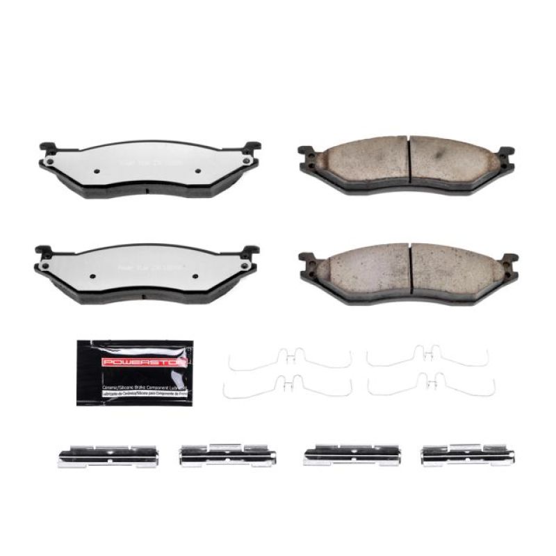 PSB Z36 Truck & Tow Brake Pads - Power Stop 08-09 Ford F53 Front or Rear Z36 Truck & Tow Brake Pads w/Hardware