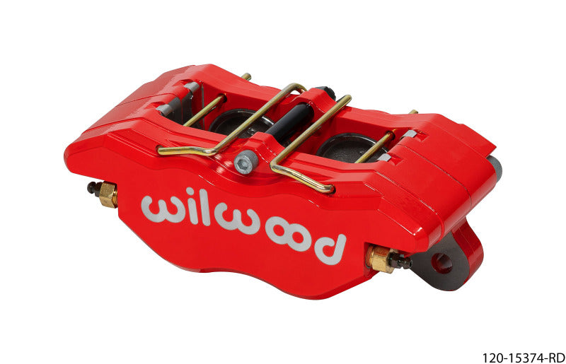 WIL Dynapro Caliper - Wilwood Caliper - Off-Road Dynapro Narrow 5.25in Mount - 1.75/1.75in Pistons .38in Disc - Red