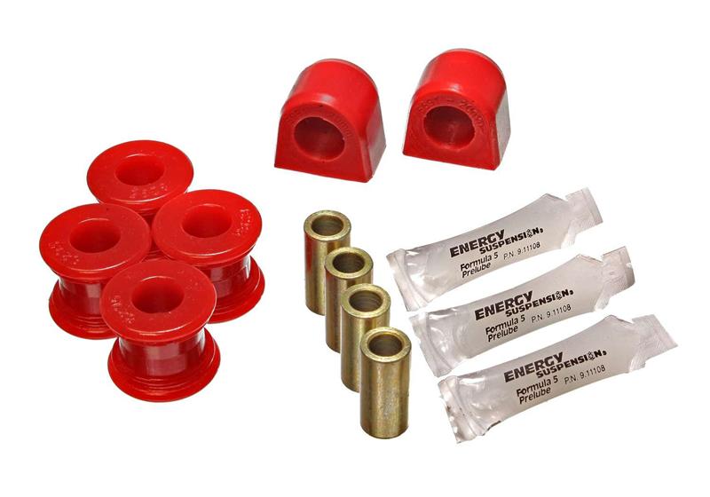 ES Sway Bar Bushings - Red - Energy Suspension 02-06 Subaru Impreza/WRX Red 20mm Rear Sway Bar Bushing Set