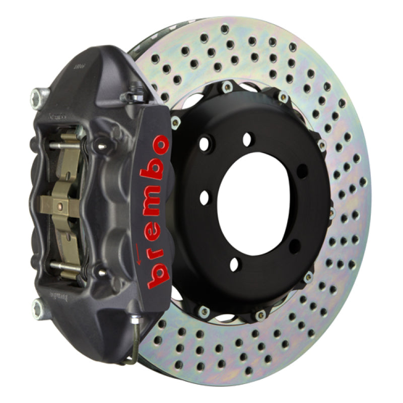 BRB Big Brake Kits - Brembo 16+ Miata MX-5 (ND) Front GTS BBK 4 Piston Cast 328x28 2pc Rotor Drilled-Black HA