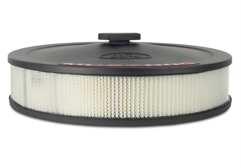 FR Air Cleaners - Ford Racing Air Cleaner Kit - Black Crinkle Finish w/ Red Mustang Emblem