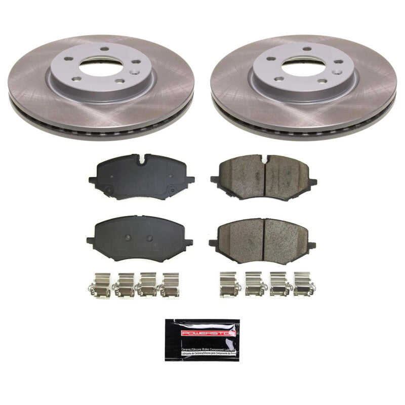 PSB Semi-Coated Rotor Kits - Power Stop 21-22 Chevrolet Trailblazer Front Semi-Coated Rotor Kit
