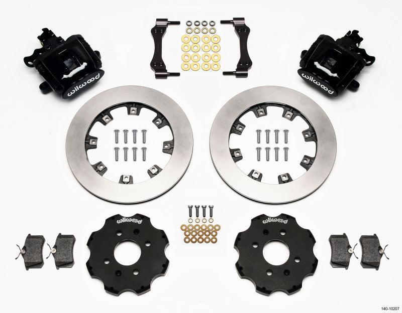 WIL Parking Brake Brake Kit - Wilwood Combination Parking Brake Rear Kit 12.19in Civic / Integra Disc 2.39 Hub Offset