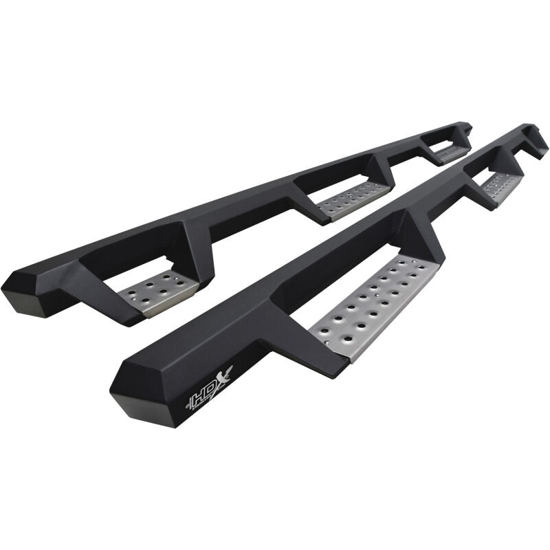 WES Nerf Bars - HDX Drop - Westin 2020 Chevy Silverado 2500/3500 Crew Cab (6.5ft Bed) HDX W2W Nerf Step Bars - Textured Black