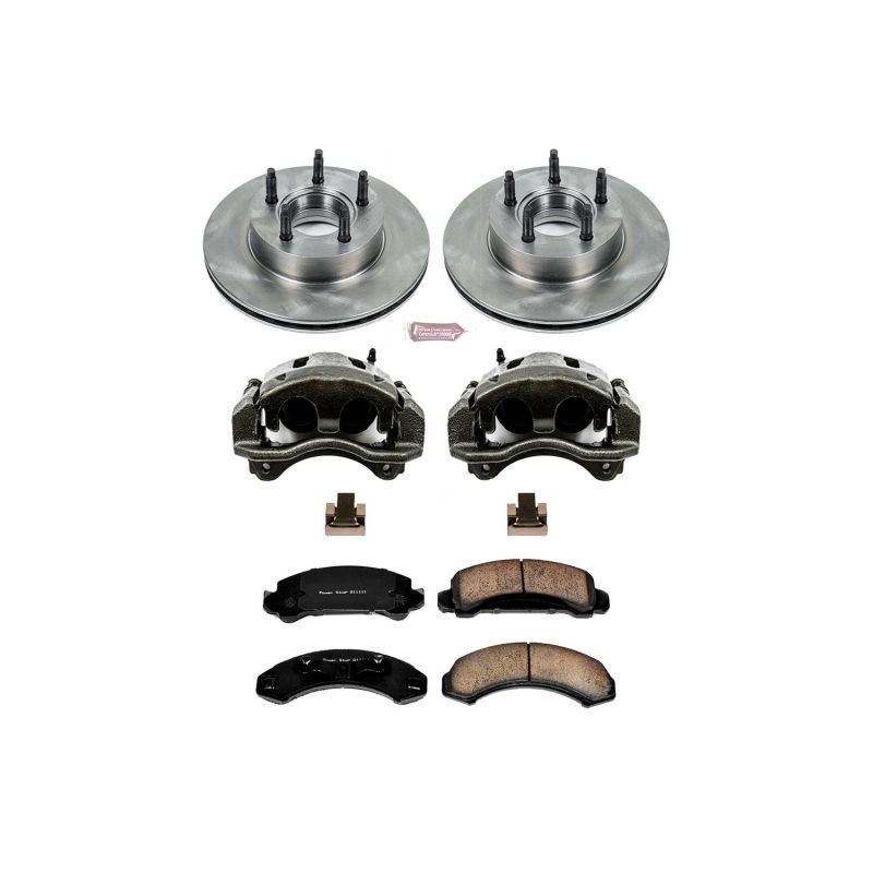 PSB Autospecialty Kit w/Cals - Power Stop 91-92 Ford Explorer Front Autospecialty Brake Kit w/Calipers