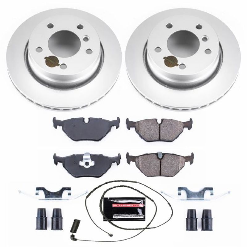 PSB Z23 Evolution Coated Kit - Power Stop 2000 BMW 323Ci Rear Z23 Evolution Sport Coated Brake Kit